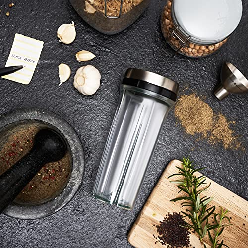 Cole & Mason Saunderton Herb and Spice Storage Jar and Shaker, Adjustable Multi-Use Seasoning Dispenser with Precision Pour Control - Image 13