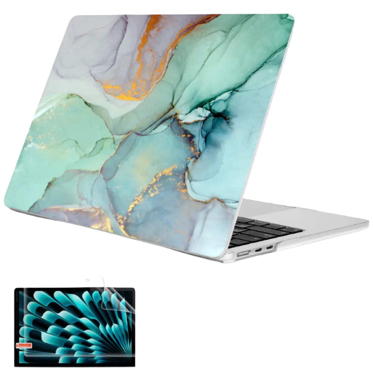 Funda rígida de plástico para laptop MacBook M4 Air de 13 pulgadas A2337 A2179 A1932 para Mac Pro 13 15 16 2022 A2338 A2251 Color 2 Pro 15 CD-ROM A1286