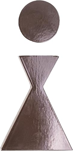 Miniatura 4 de Letrero de baño para negocios - Baño para hombres - Baño de mujer - Señales de baño de metal - Fácil de instalar