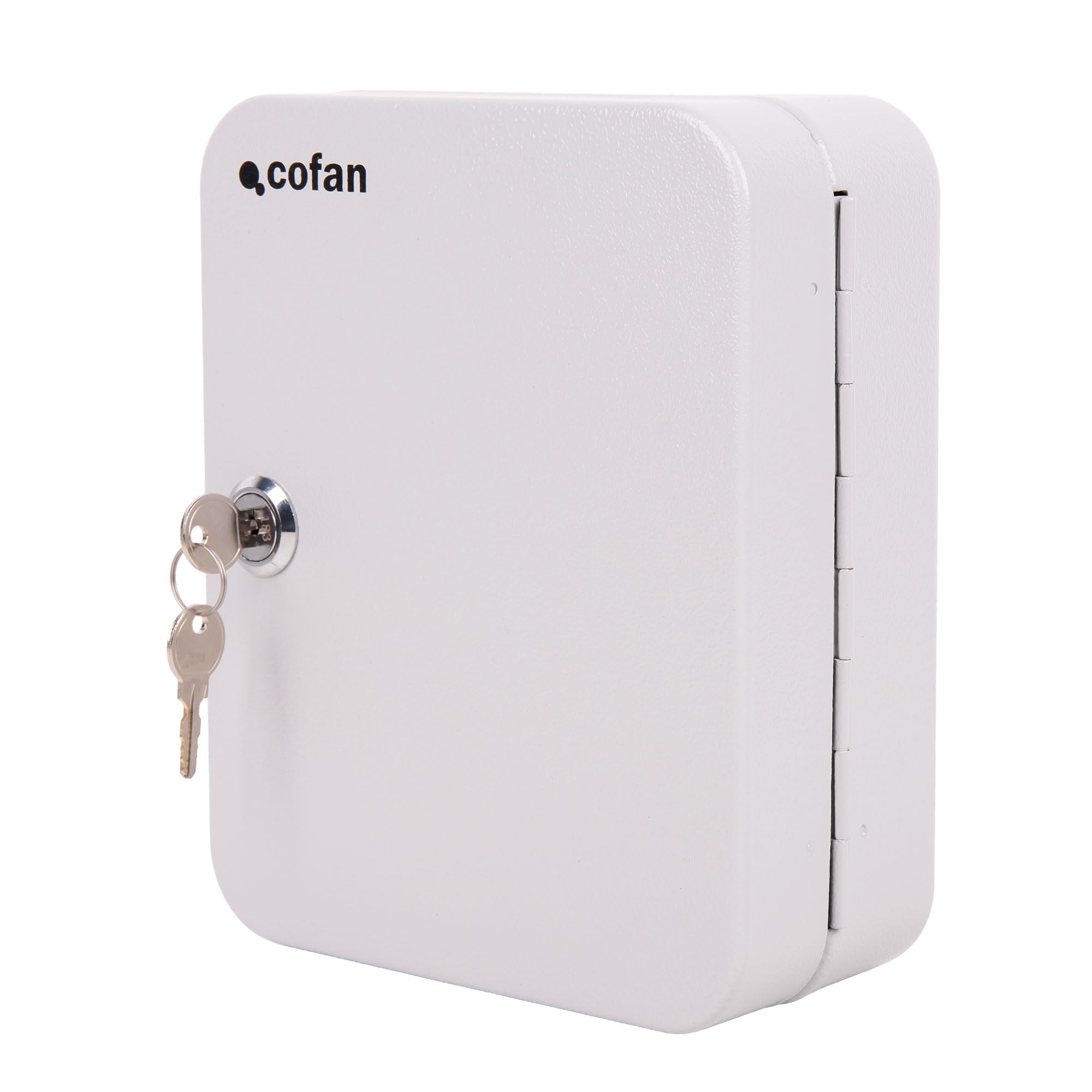 Cofan Armario para Llaves con Cerradura, Caja Fuerte de Seguridad de Acero, Incluye 2 Llaves y Kit de fijación, Instalación a la Pared, Adecuado para 20 Llaves