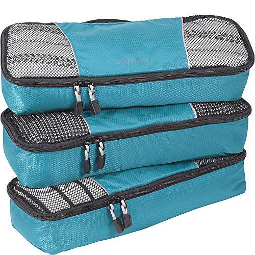 eBags Slim Classic Packing Cubes for Travel - Organizers - 3pc Set
