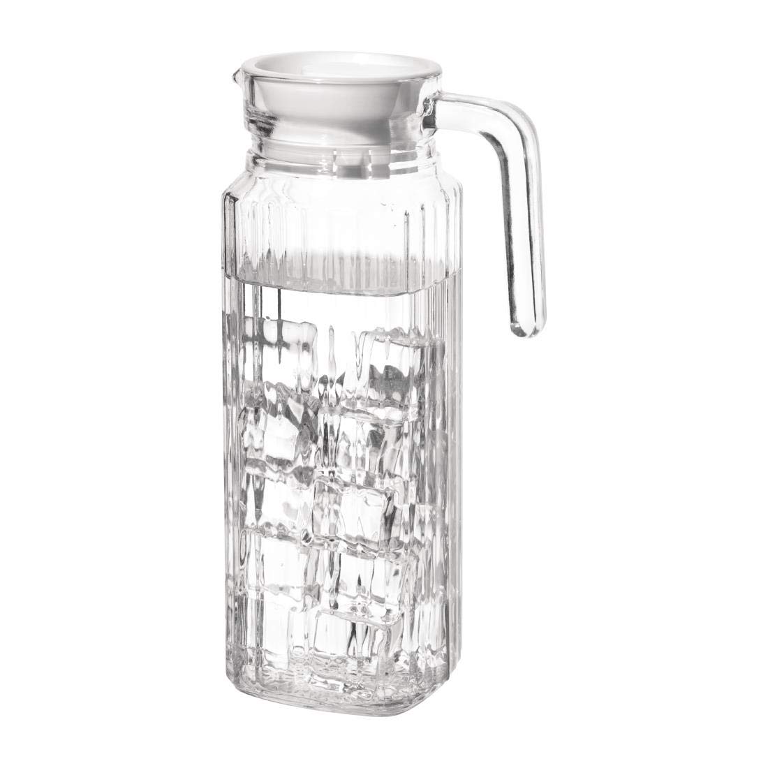 Jarra de cristal Olympia acanalada, 1 l, 6 unidades