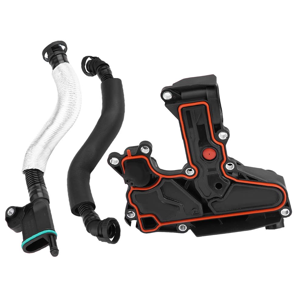 Qiilu Separatore olio motore, separatore olio valvola PCV auto per Jetta Golf Gti Passat A3 A4 TT 06H103495
