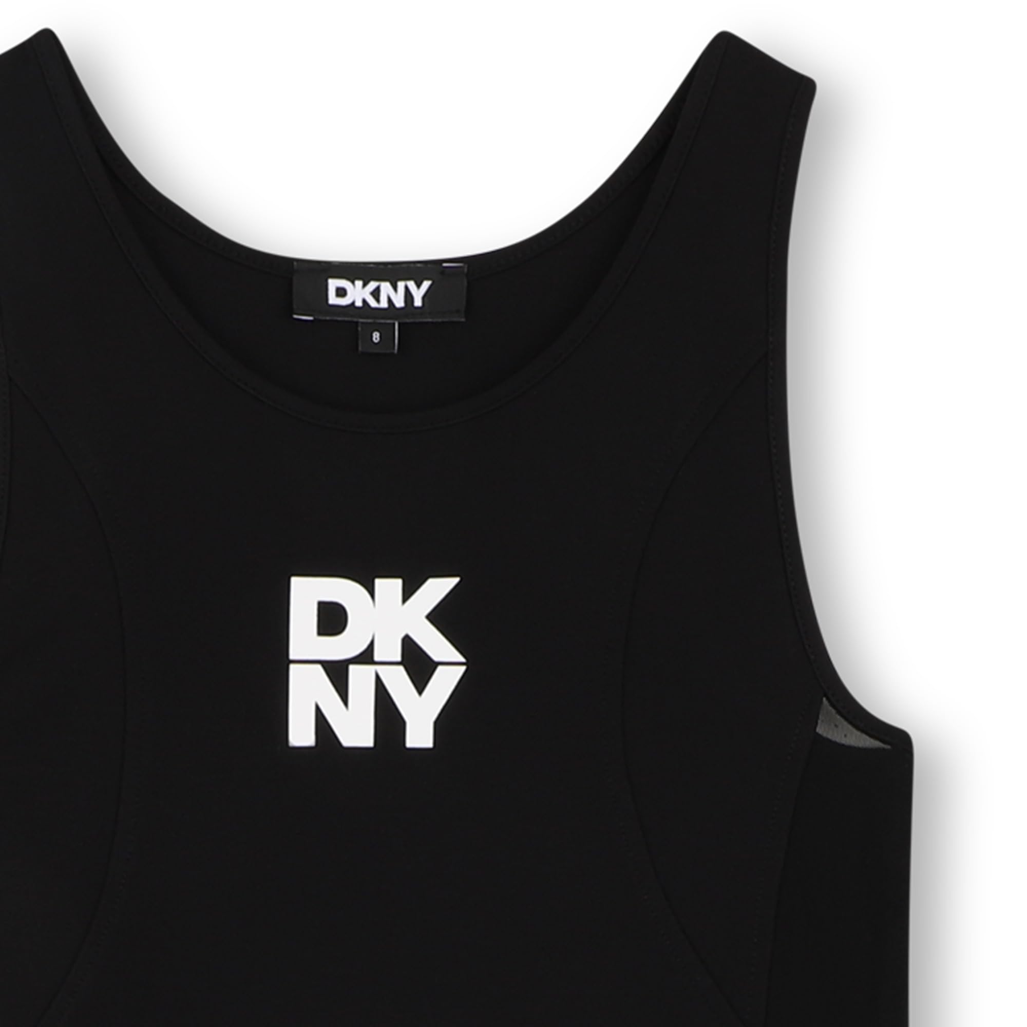 DKNY Kleid für Mädchen, Schwarz, 12 Jahre