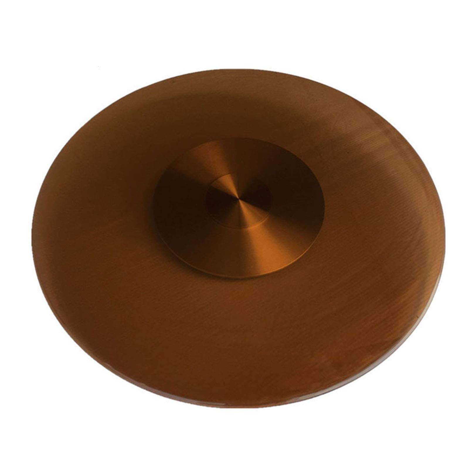 Lazy Susan - Vassoio girevole da pranzo, senza inclinazione, base in acciaio e plastica, perfetto per intrattenere