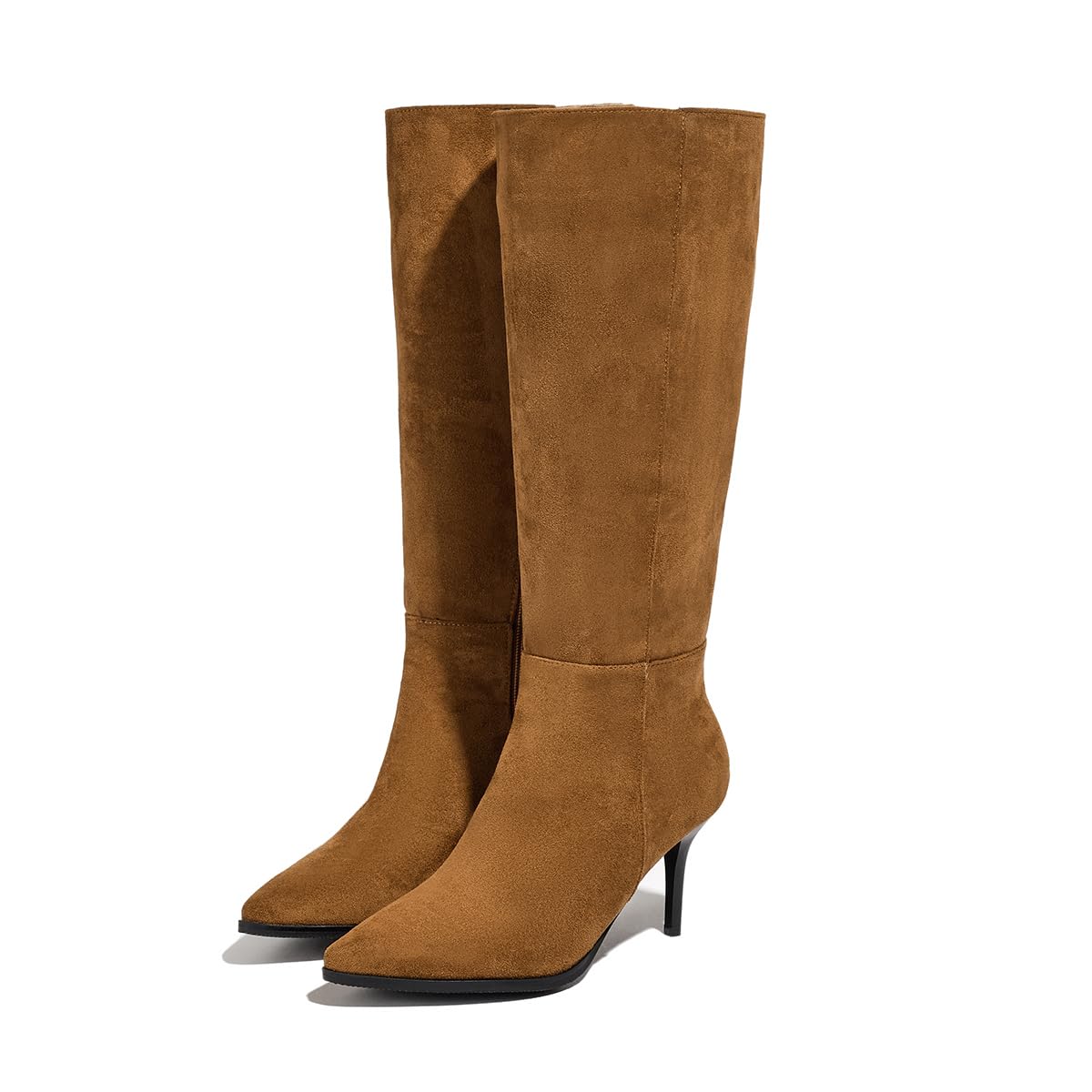 UFEDO Fashion Knee High Boots Women Stiletto Heel Snake Boots