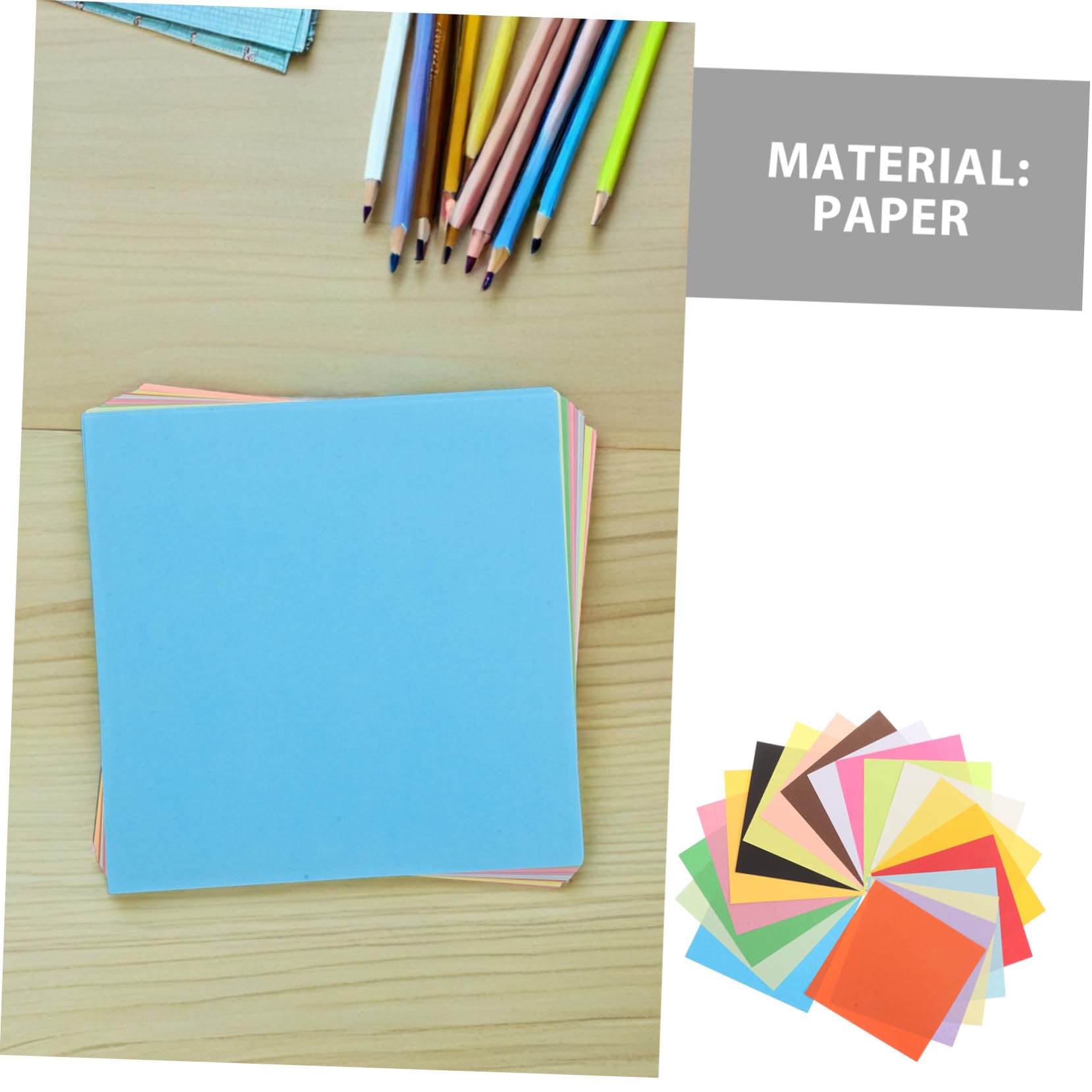 Papel de Origami Cuadrado para Manualidades Infantiles 600 Hojas