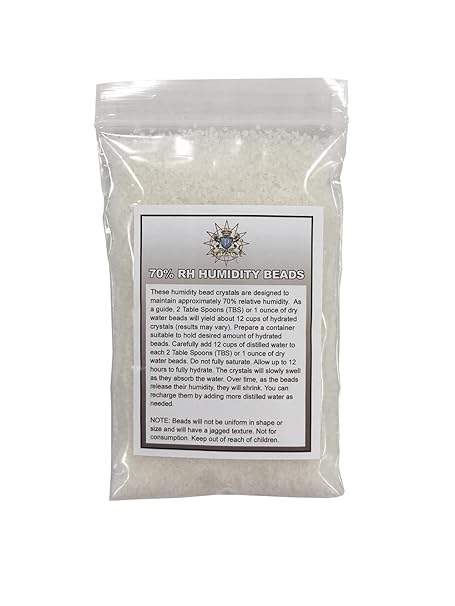 Prestige Import Group - Crystal Gel Humidification Beads for Humidors - 4 oz Bag
