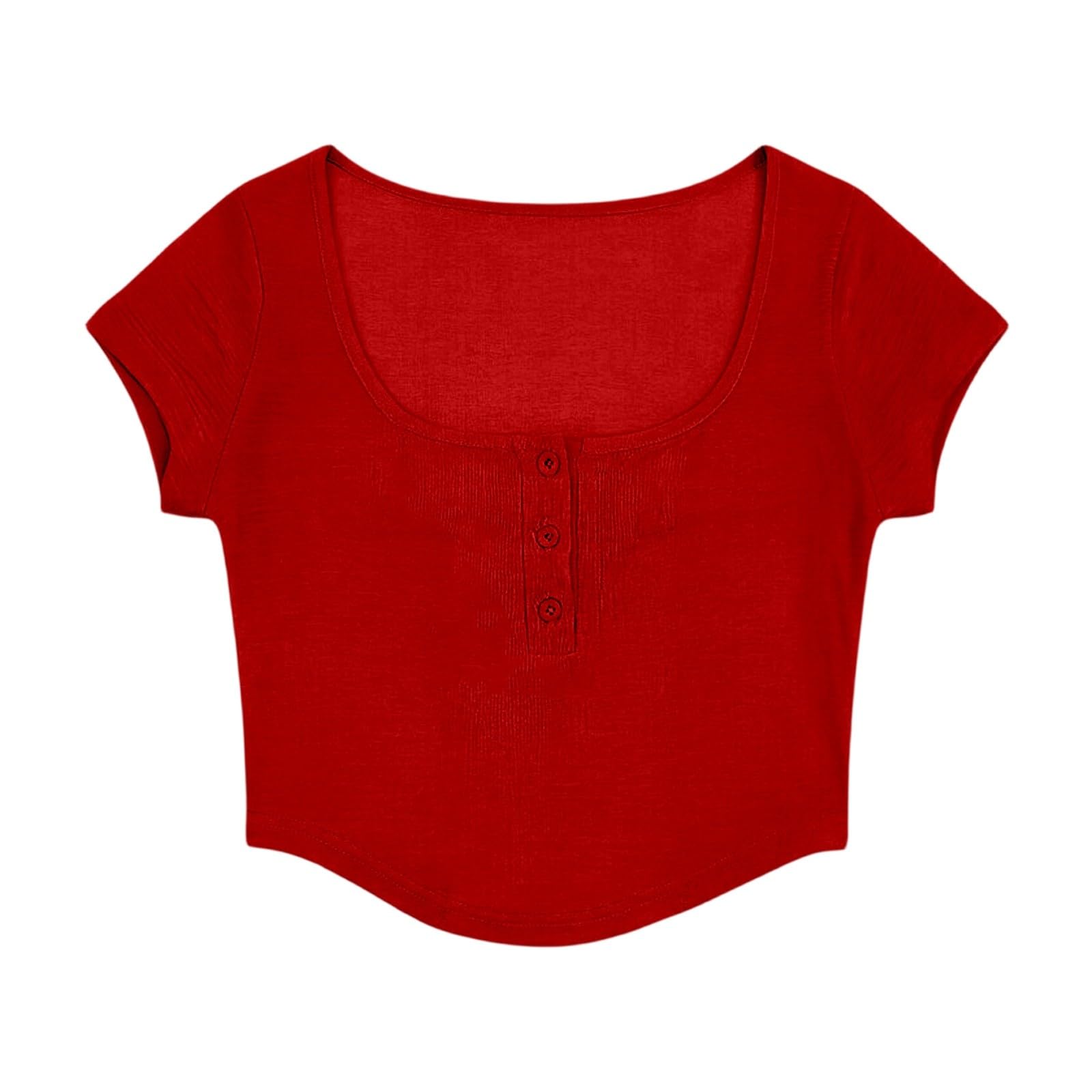 Camicia estiva da donna in lino, Y2K, slim fit, a costine, scollo a V, a maniche lunghe, con bottoni, casual, slim fit, streetwear, a maniche corte