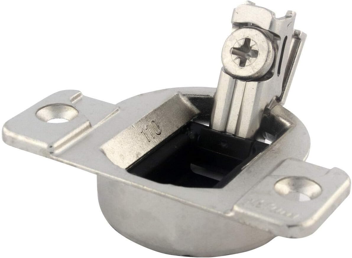 Blum 33.3600 110 Degree Compact 33 Hinge Cup with 1 1/2 Overlay mounting Plate (Part# 130.1150.02) Pack of 2 Sets