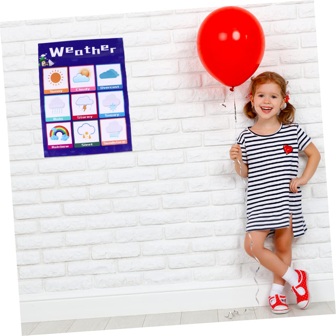 DOITOOL Tableau Éducatif Mural pour Garçon et Filles en Pp Collage au Dos, Apprentissage Ludique et Léger, pour Tout-petits, Style Délicat et Exquis Couleur Aléatoire Plusieurs styles