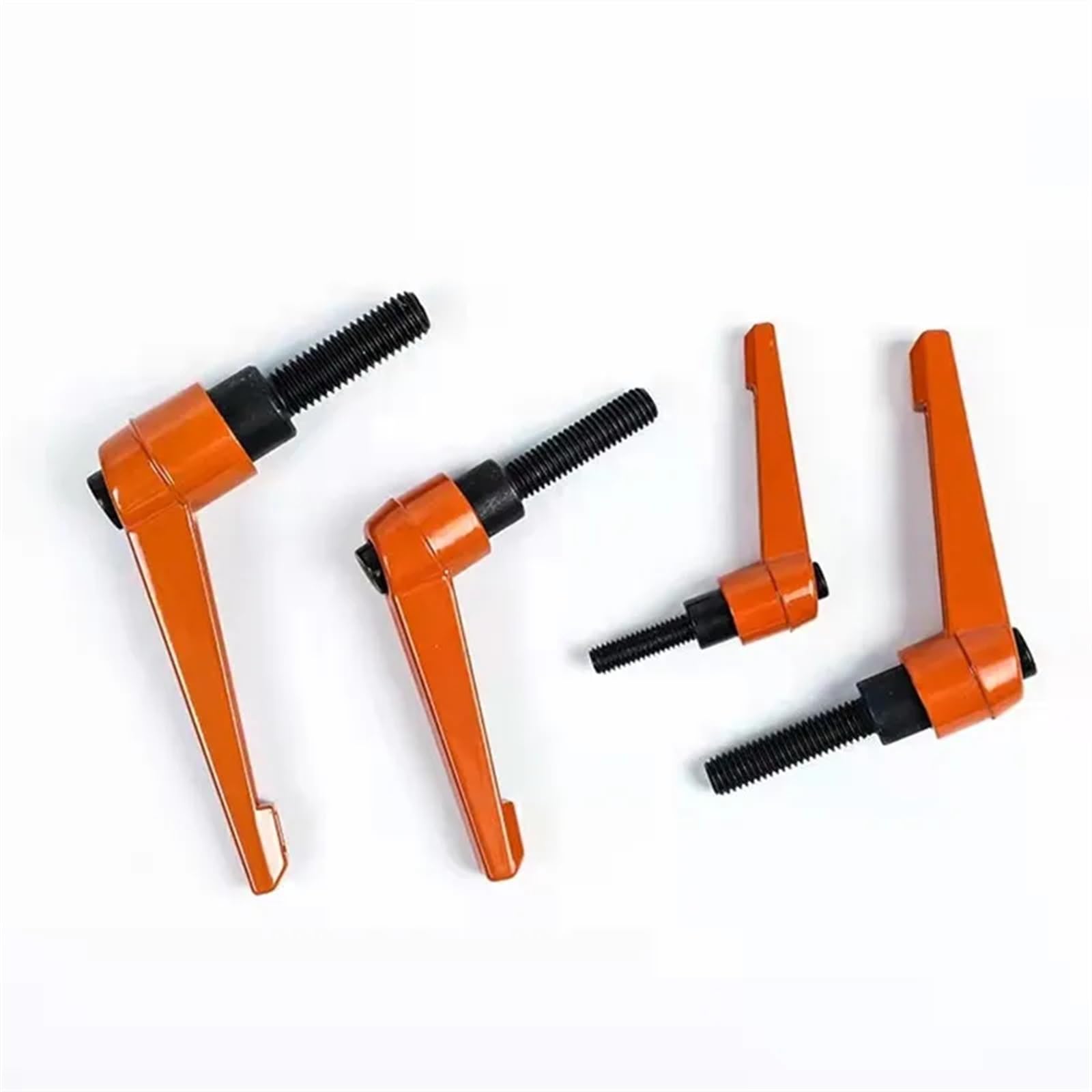 Fbhfsuief Men's Screws Clamping Lever Orange Colour Adjustable Bolt Locking Thread Knob1pcs M4 M5 M6 M8 M10 M12 M16(M6x10)