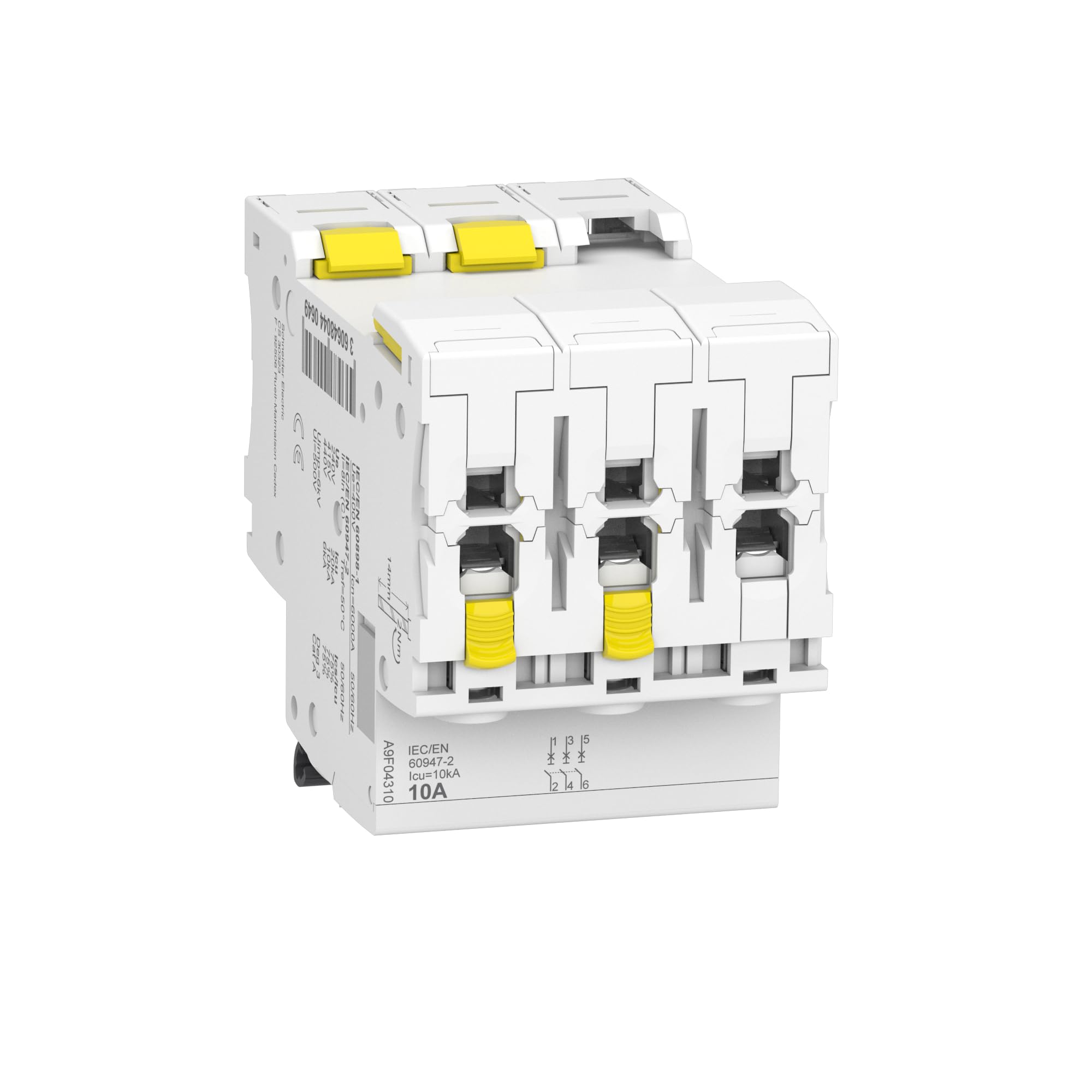 Schneider ACTI9 IC60N 3P 10A C Miniature Circuit B