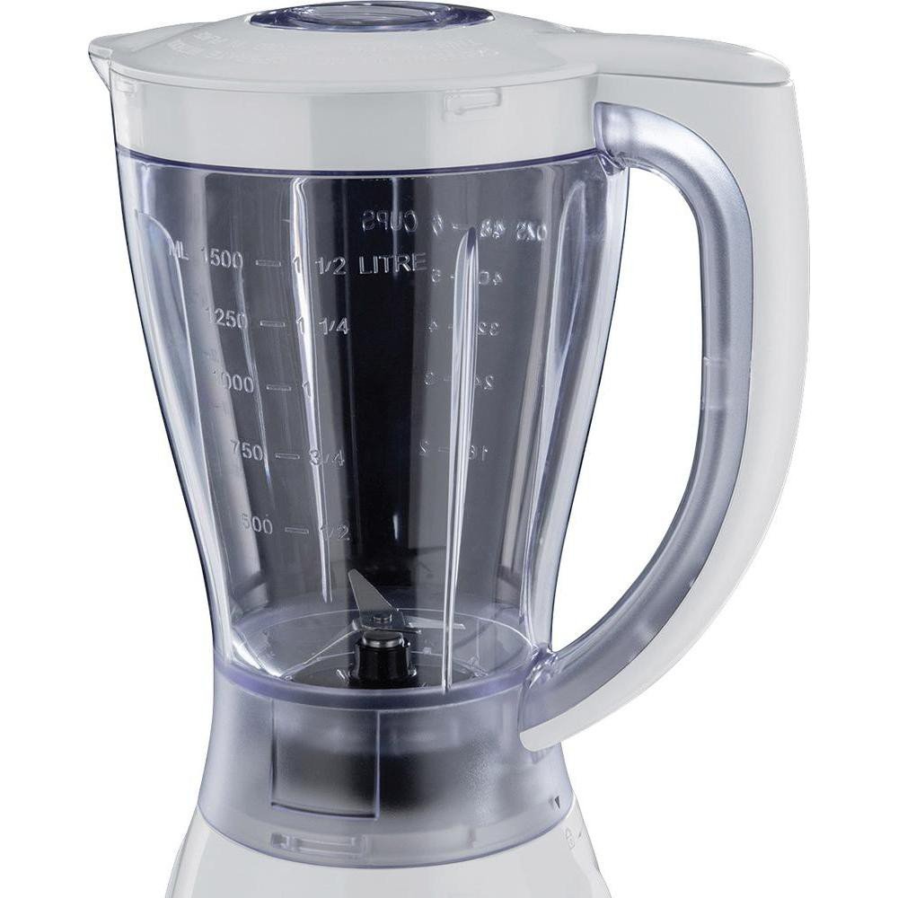 BATIDORA VASO 1,5L JARRA PLASTICO BLANCA