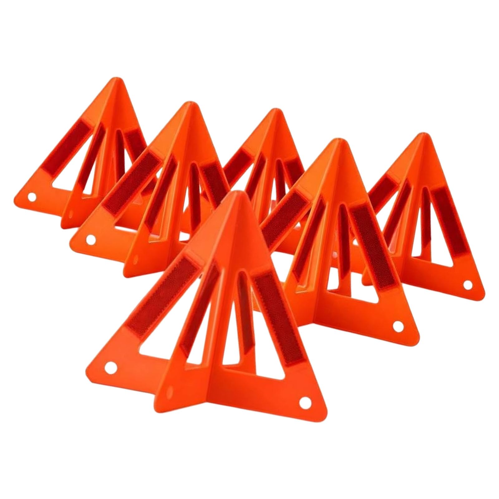 CUNZJIA High Visibility Reflective Triangle Warning Sign Foldable for Car Truck Emergencies Roadside