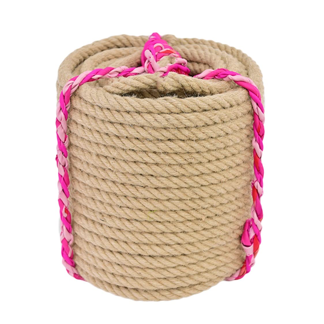 Cuerda de yute Cuerda náutica Cuerda gruesa Cuerda de cáñamo natural para manualidades, paisajismo, barandillas, hamaca, decoración del hogar Cuerda de yute para barco, ancla, muelle, escalada, náutic