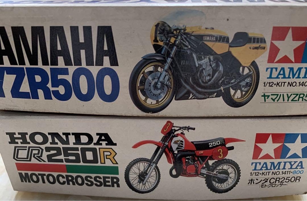 Amazon.com: TAMIYA1/12 Motorcycle YZR500 Grand Prix Racer CR250R 