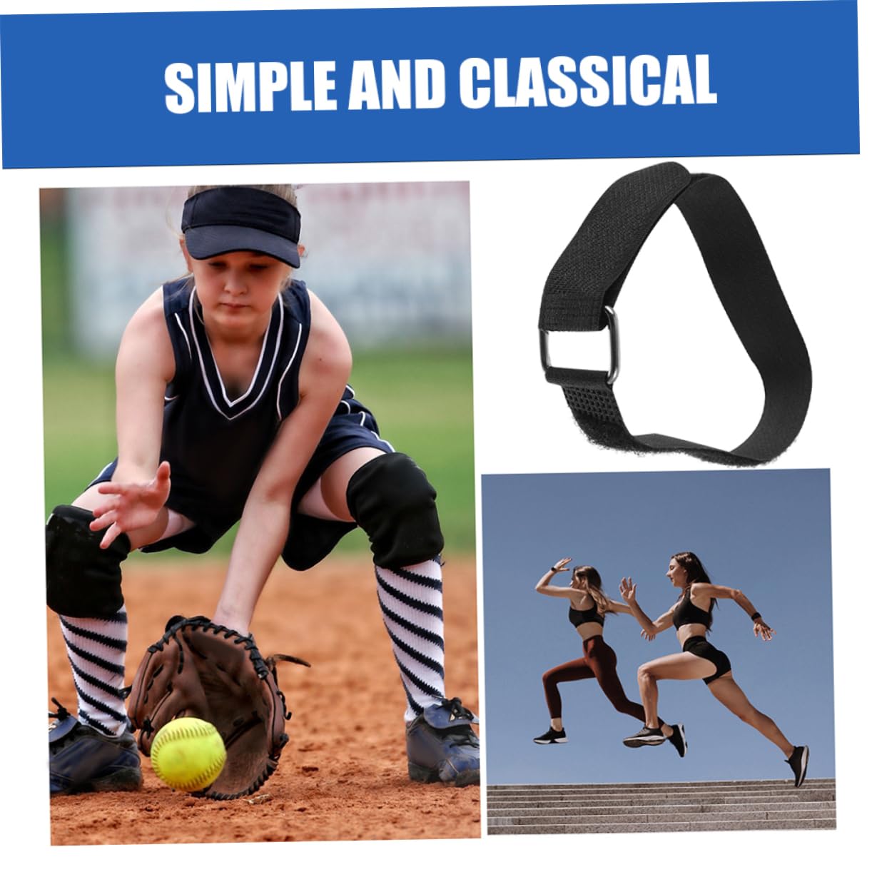 Sosoport 25pcs Shin Guard Straps Leg Guard Straps for Catchers Gear Replacement