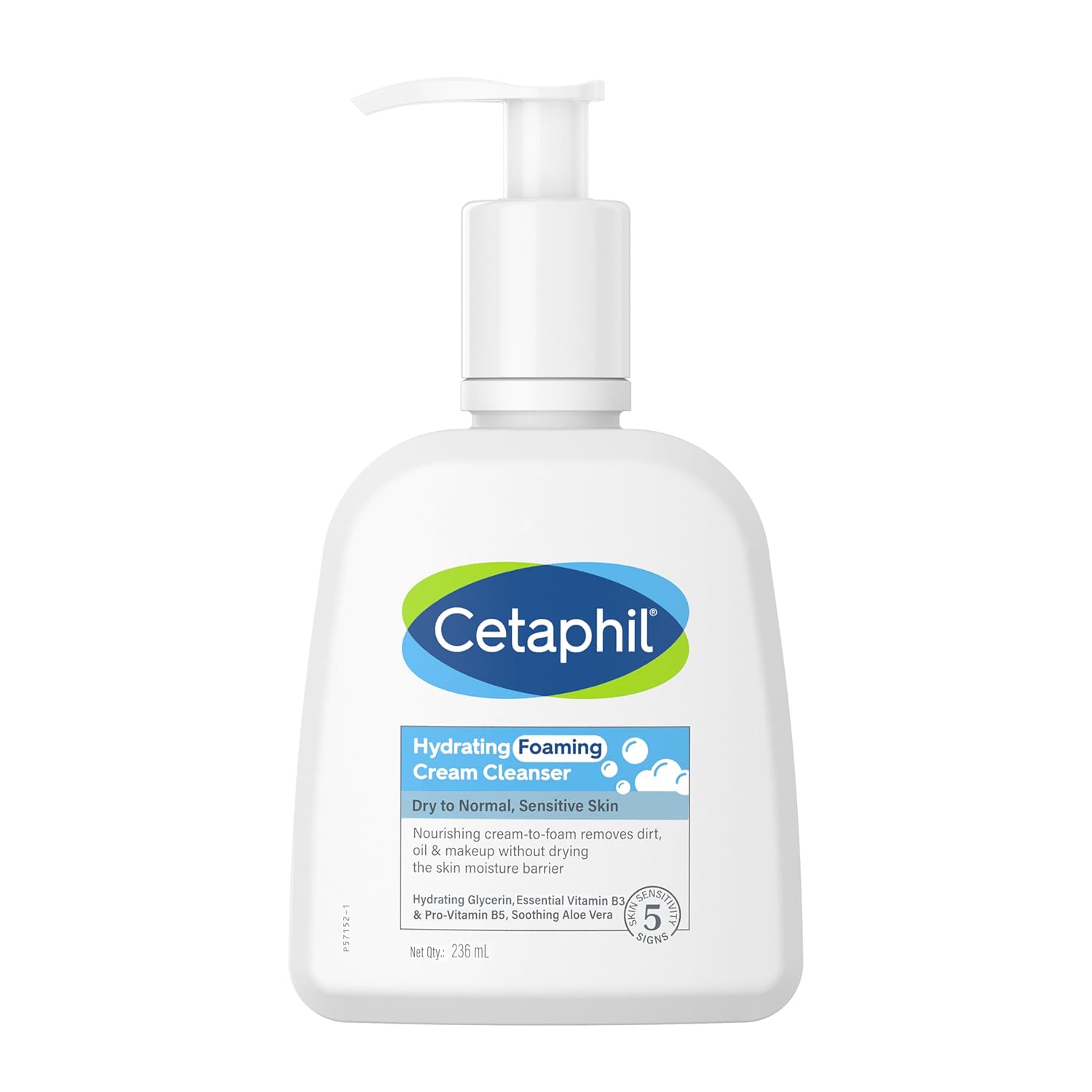 Cetaphil Hydrating Foaming Face Wash for Men and Women | Pollution Defense Cream-to-Foam Cleanser with Niacinamide, Pro-Vitamin B5 & Aloe, 236ml | Removes 97% Pollution Micro-Particles | Gentle Yet Deep Clean Cetaphil Hydrating Foaming Face Wash for Men and Women | Pollution Defense Cream-to-Foam Cleanser with Niacinamide, Pro-Vitamin B5 & Aloe, 236ml | Removes 97% Pollution Micro-Particles | Gentle Yet Deep Clean
