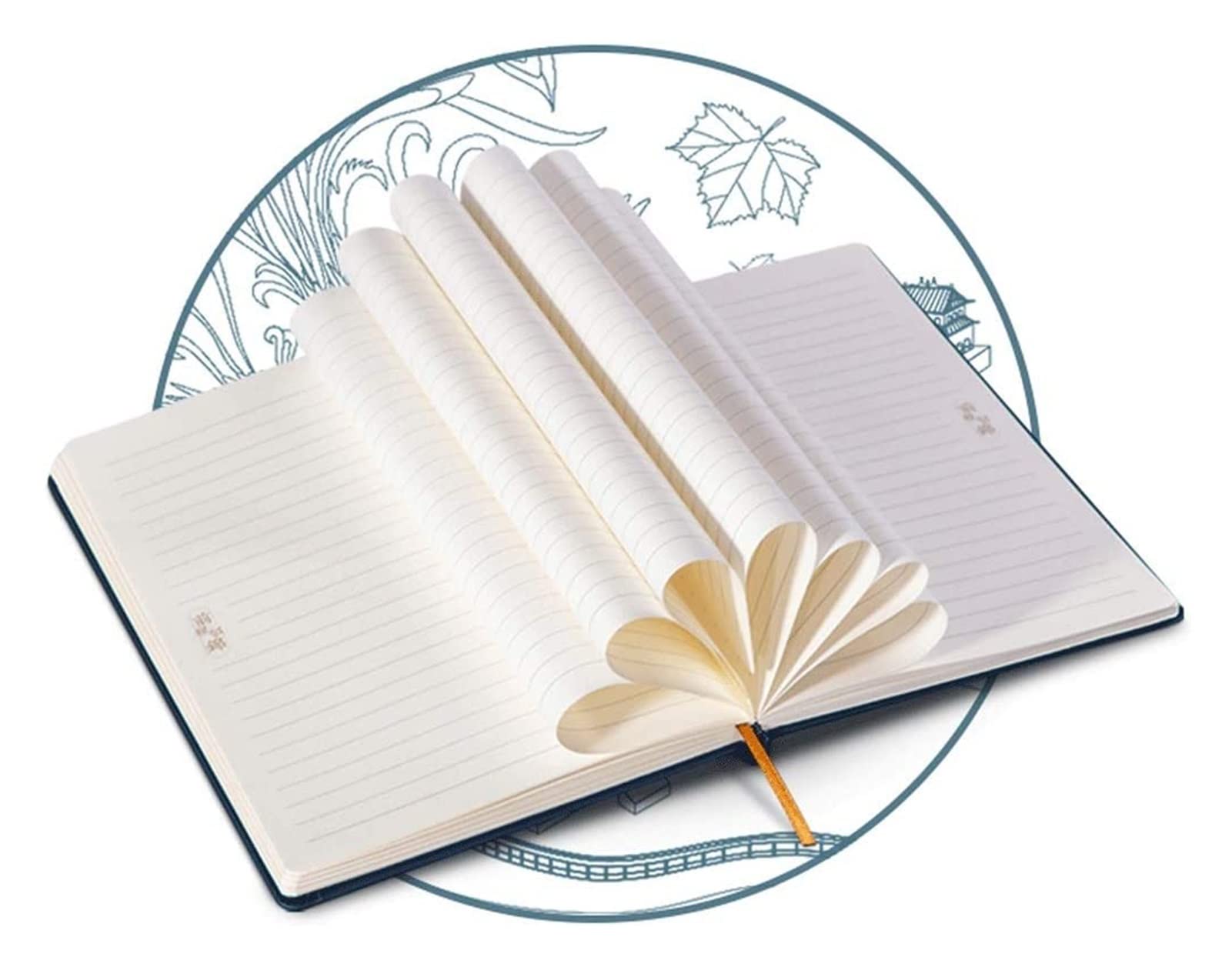 quaderno, Diario con blocco note manuale semplice, fresco e creativo(B)