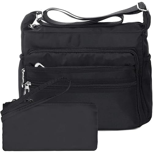 Crossbody Bag for Women Waterproof Shoulder Bag Messenger Bag Casual Nylon Purse Handbag