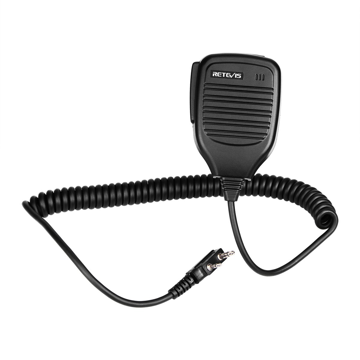 Retevis Walkie Talkie Altoparlante Microfono 2 Pin Walkie Talkie Microfono Compatibile con Baofeng UV-5R BF-88E BF-888S Ricetrasmettitore RT24 RT27 Kenwood Sunreal (5 Pezzi)