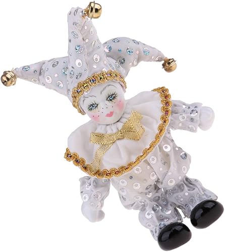 8 pulgadas preciosas muñecas de porcelana italianas modelo muñeca de pie decoración de escritorio coleccionables blanco