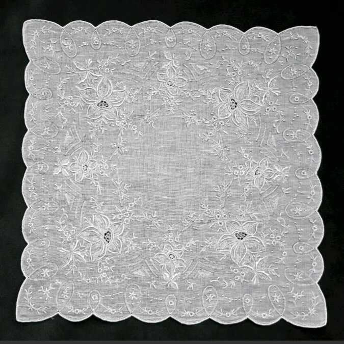 Amazon.co.jp: 汕頭 ハンカチ スワトウ 中国伝統工芸品 刺繍  