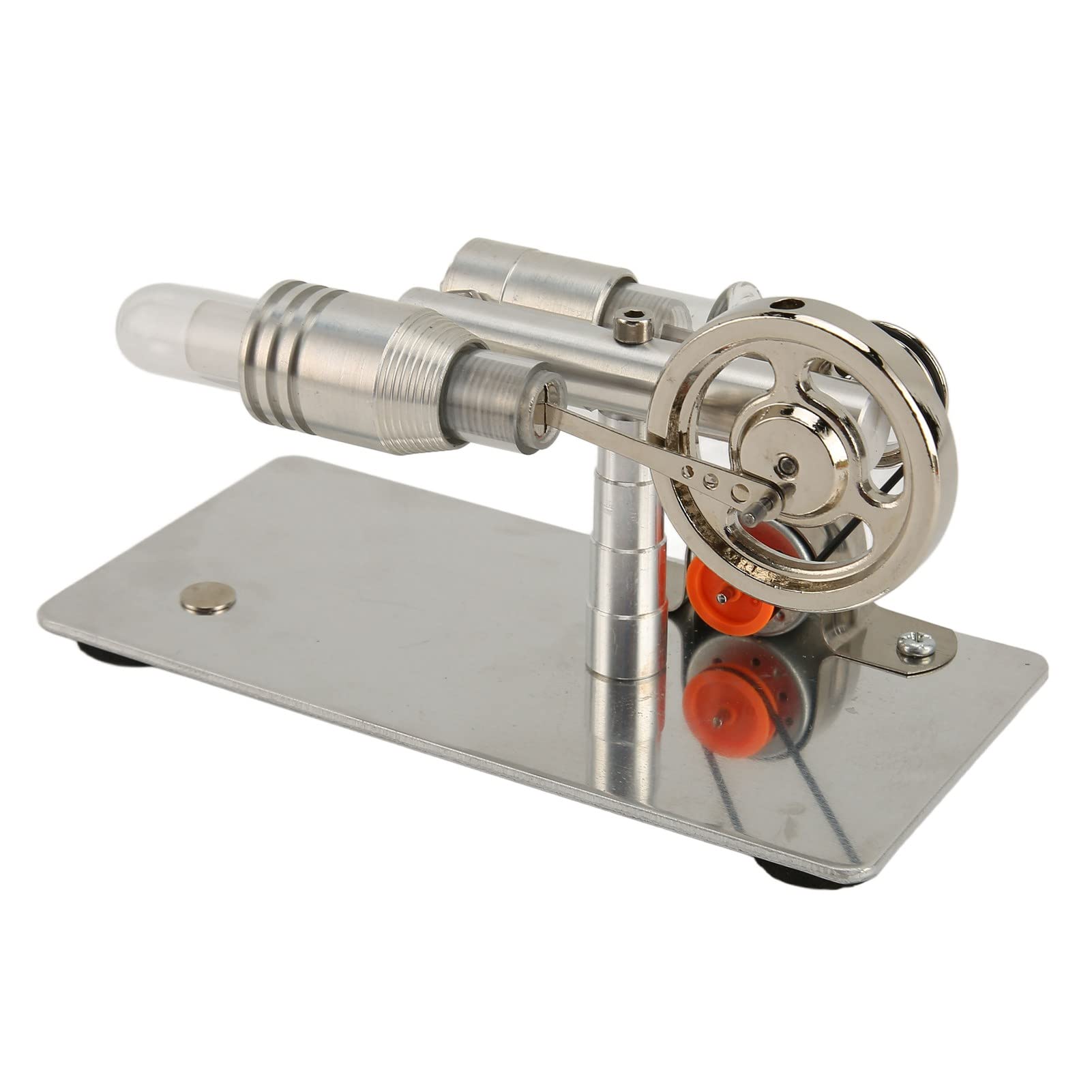 Focket Stirling Motor Bausatz mit Glaskolben, Alkoholbetrieben
