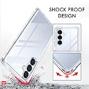 TheGiftKart Ultra-Hybrid Crystal Clear Back Case Cover for Samsung Galaxy S25 Plus 5G | Shockproof Design | Hard Back Cover Case for Samsung Galaxy S25 Plus 5G (PC & TPU, Transparent) gallery image
