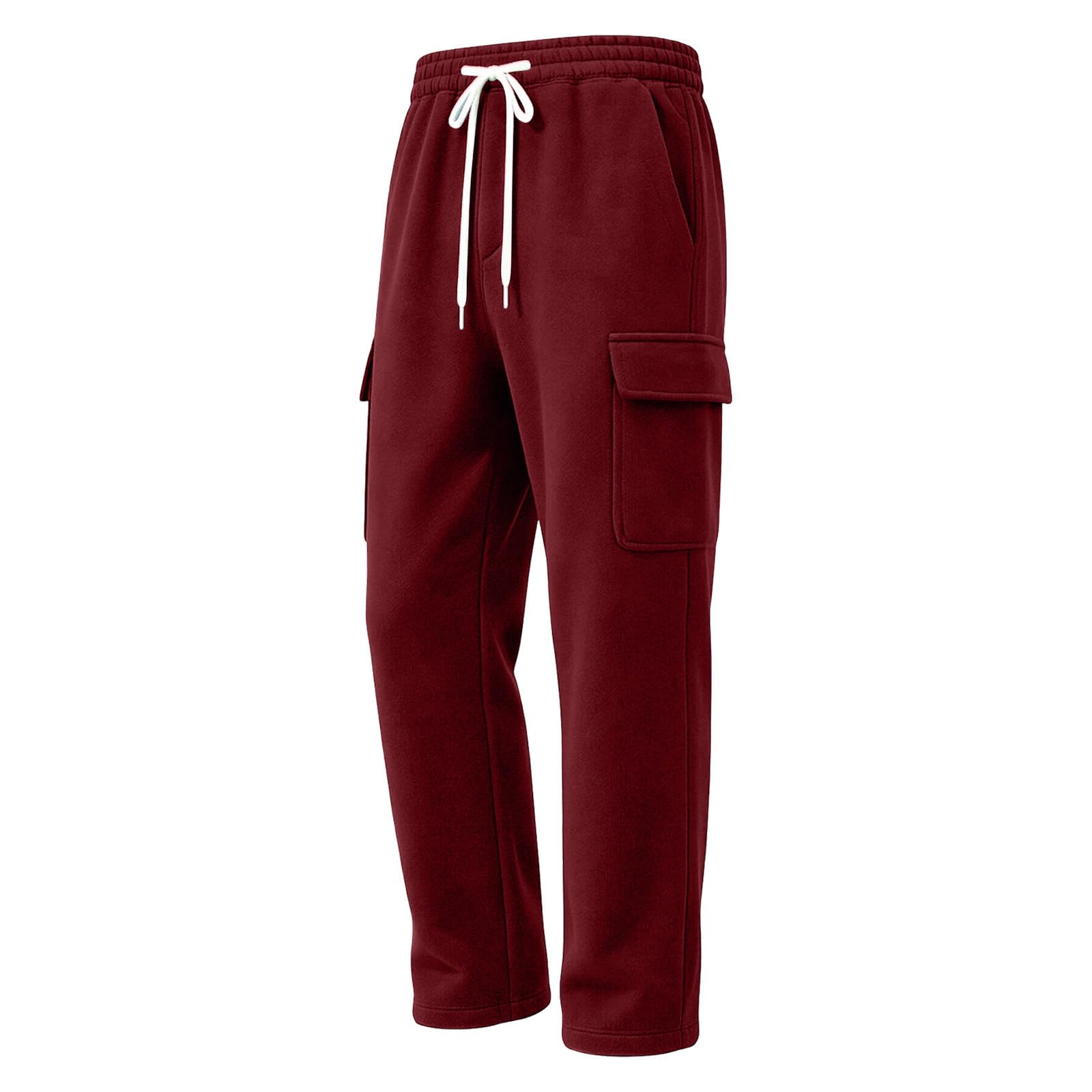 LUCKME Pantaloni Cargo Uomo Cotone Jogger Baggy Fitness Elasticizzati Slim