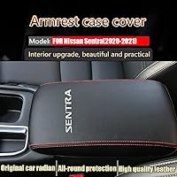 Vista 167 de Great-luck Leather Center Console Cover Armrest Pad,Protector Armrest Box Cover Accessories Keep Your Armrest in a More Comfortable Feeling(black