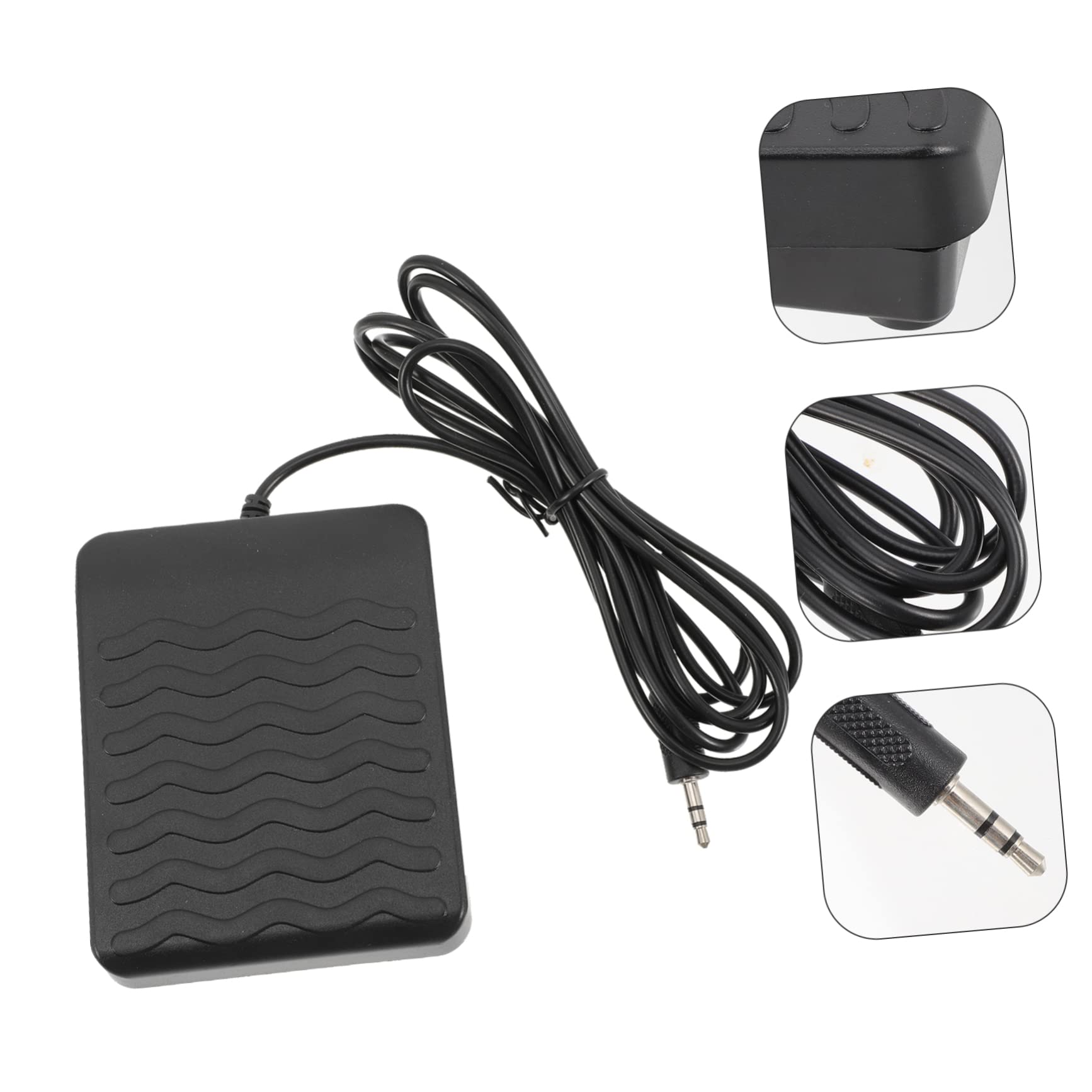 Yardwe Sustain Pedal for Electric Piano Practical Nonslip Design Durable Foot Pedal for Beginners Professionals Low Noise Performance Musicians