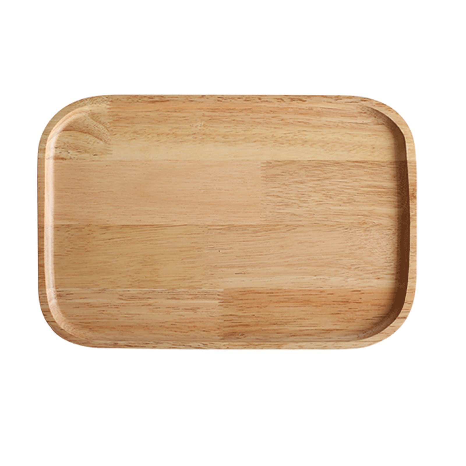 Vassoio Decorativo Vassoio in Legno Vassoio da Portata Vassoio Multifunzionale Antiscivolo for Ristorante, tavolino da Cucina, Cucina per ricevimento di Festa(B)