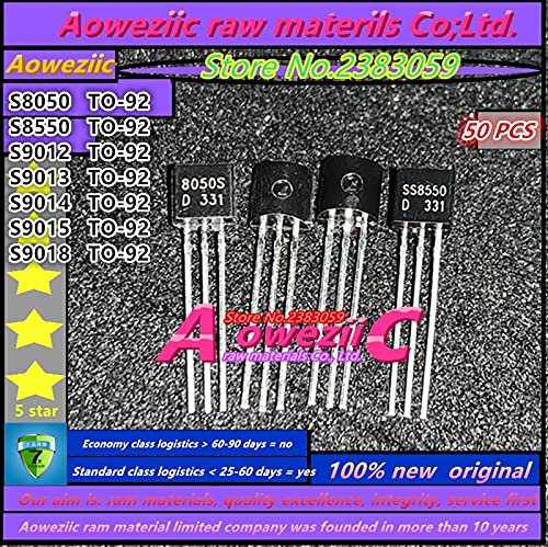iCactus - Replacement Parts & Accessories - Aoweziic 2019+ 100% new original S8050 S8550 S9012 S9013 S9014 S9015 S9018 TO-92 Triode NPN (S9013)