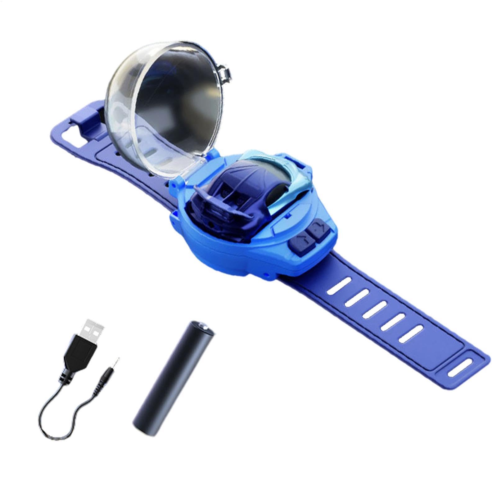 Watch Remote Control Car Toy For Boys - 2.4 GHz Small Racing Vehicle | Wrist Controlled Mini RC Racer | Long Distance Portable Wearable Watch, Birthday Gift For Kids, Age 3+ Electronic Gift