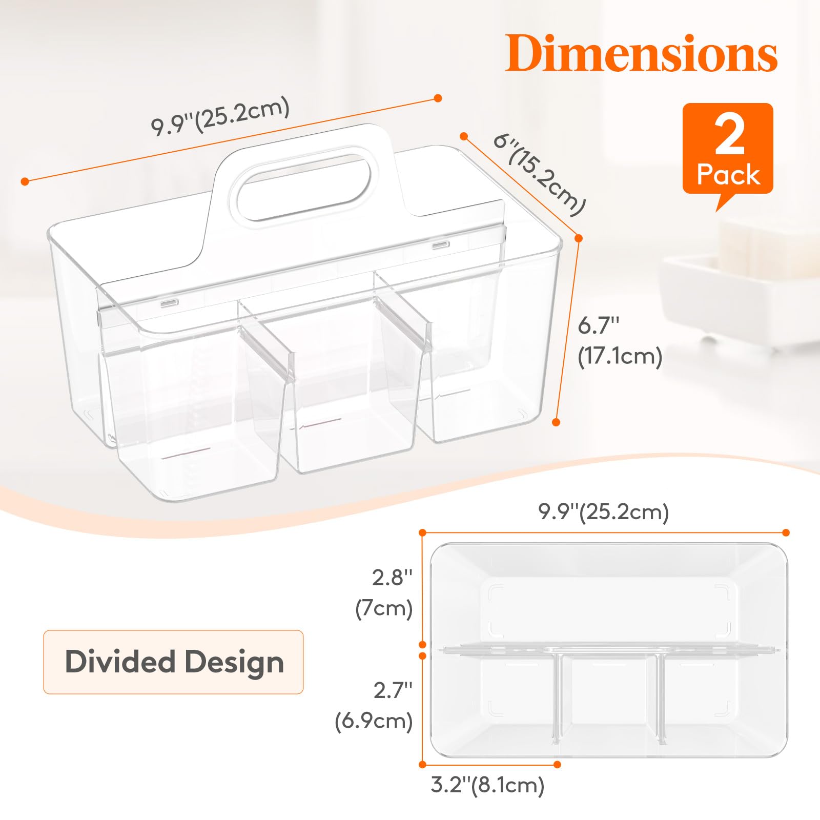 Lifewit Desk Tidy Organiser, Craft Caddy, Pen Pencil Holder, Office Supplies for Table Storage Art Stationary Organisation - Image 3