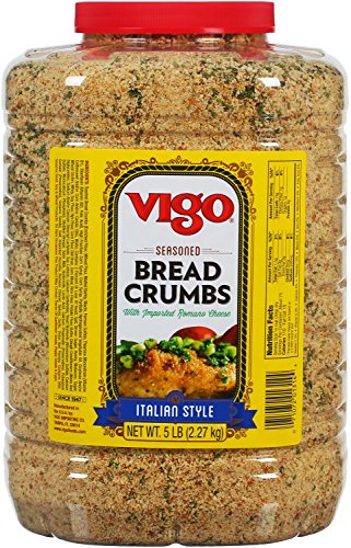 Vigo Italian Style Seasoned Bread Crumbs, 5 Pound
