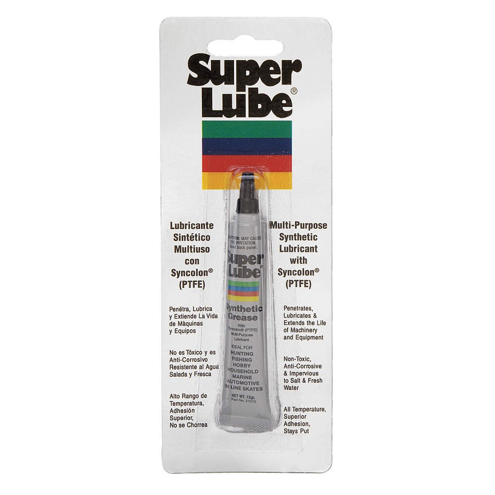 Super Lube Synthetic Grease Tube 1/2oz MFG. P/N 21010-12Pack