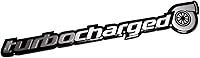 Vista 3 de Turbo TURBOCHARGED - Emblema de aluminio compatible con Honda Civic Si Acura NSX TSX RDX RSX Type-S Subaru Impreza WRX Mazda Mazdaspeed 3 6 Nissan