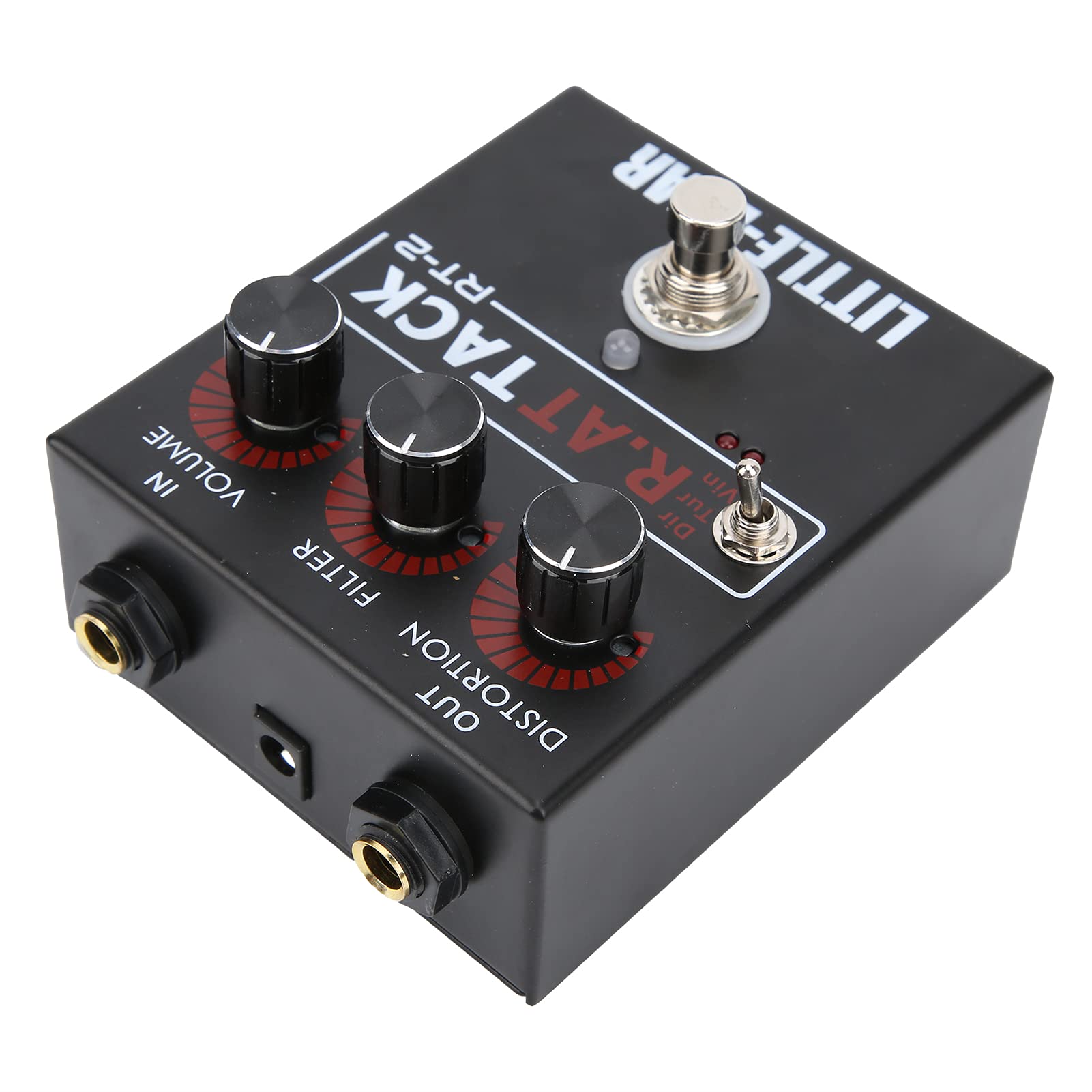 Pedal de Efecto de Distorsión RAT para Guitarra Eléctrica - 3 Modos de Tono - Chip LM308N - Módulo de Efectos de Guitarra Portátil