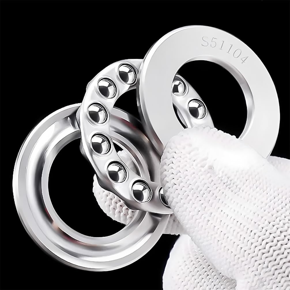 1 pieza S51118 rodamientos axiales de bolas de acero inoxidable 90 mm x 120 mm x 22 mm Rodamientos impermeables, inoxidables y resistentes a la corrosión Material 304