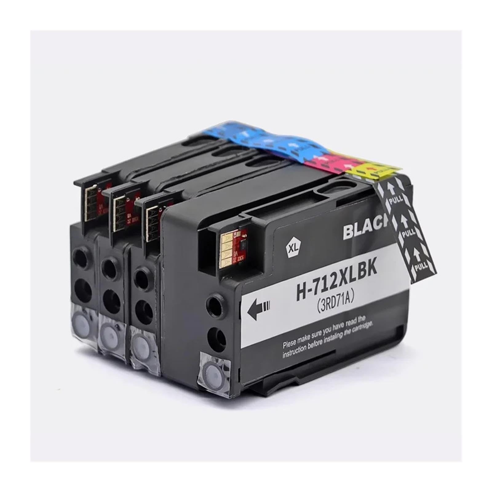 Cartuccia d'inchiostro 712XL da 1/2/3/5 set, compatibile for HP | Stampante a getto d'inchiostro T210 T230 T250 T650, 3ED71A 3ED67A(3set)