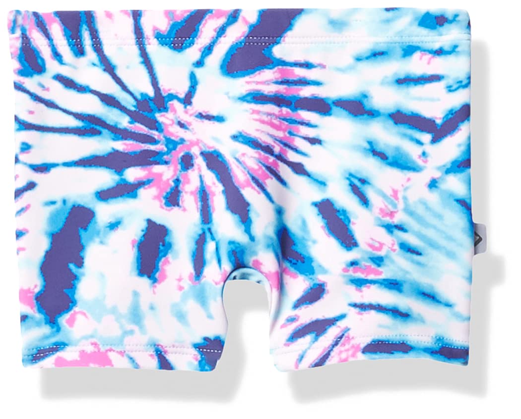 Kanu Surf Girls' Swimming Bottom UPF 50+"Boy Short, Camille Denim, 4T