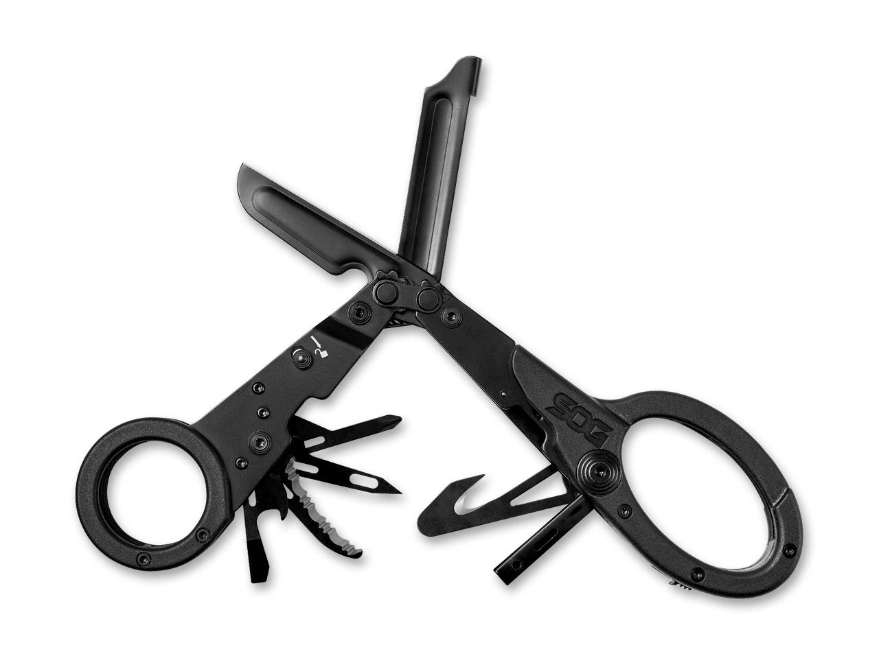SOG Parashears Black Steel Scissors - 5