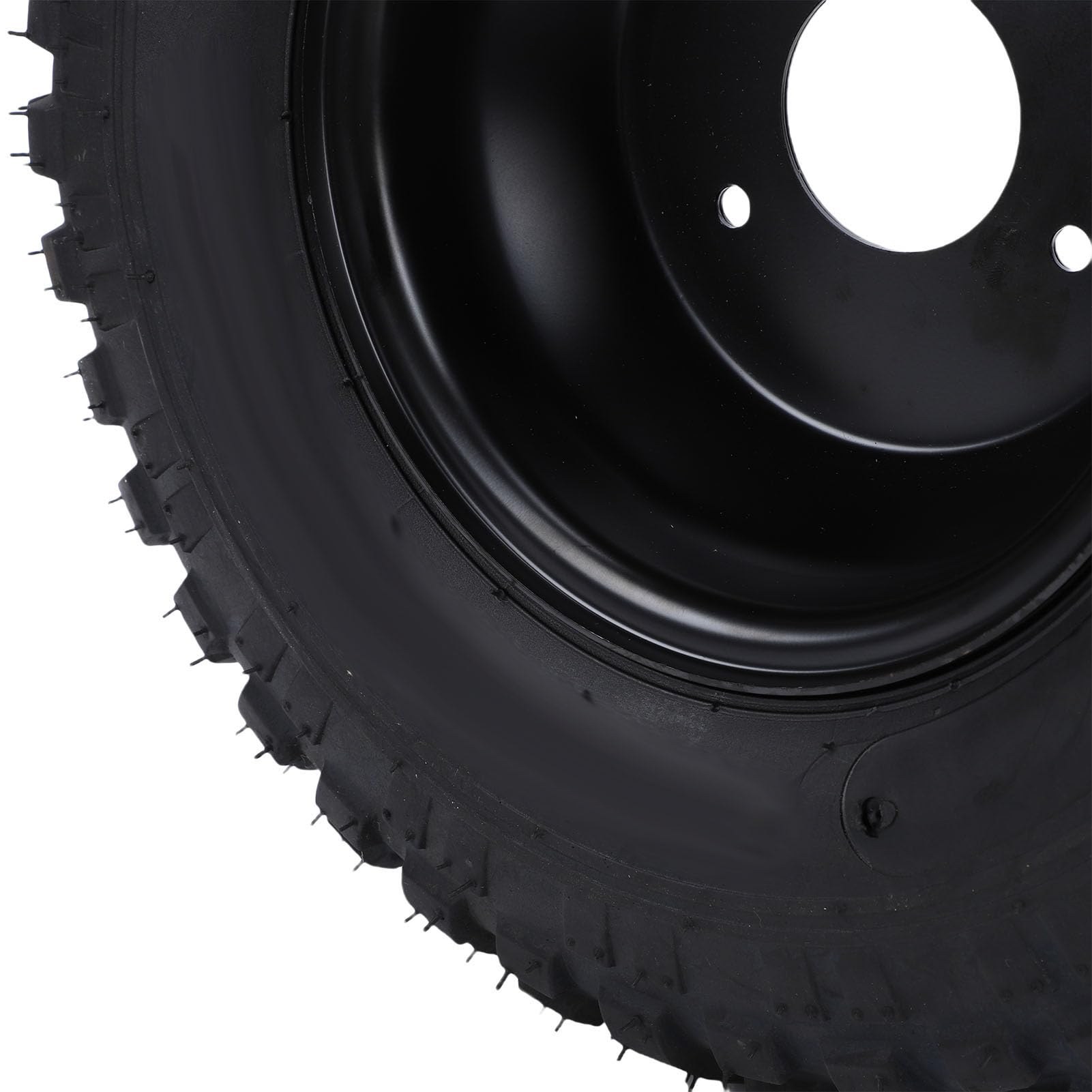 Asixxsix Koło do quada, 16x8-7, 3 otwory, 7-calowa opona bezdętkowa z piastą, przyczepność na barkach do UTV, quadów terenowych, gokartów, wózków golfowych, mini rowerów