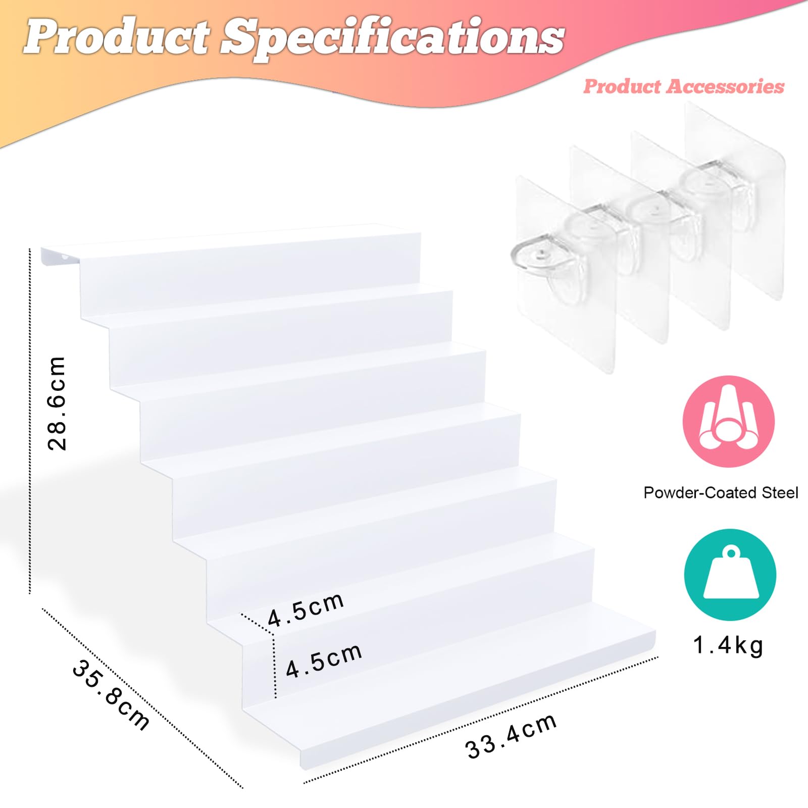Shelf for Tonie Applied to IKEA KALLAX-Magnetic Storage Organizer Holds 50+ Figures & Box from Toniebox, White, Without Cut-off - Image 2
