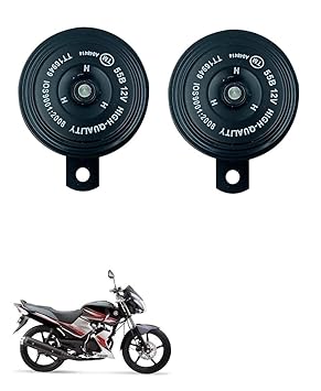 Znee Smart Motorcycle Horn Loud Sound Waterproof 12V 110DB (Set of 2) for Yamaha Gladiator