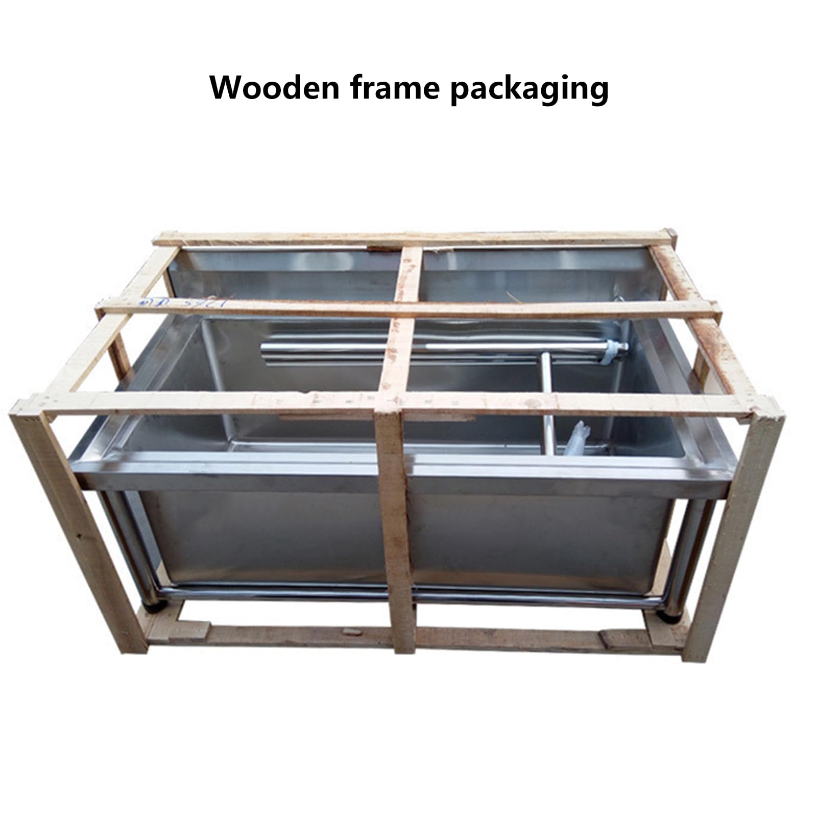 Lavandino per pavimenti, vasca professionale in acciaio inox per toelettatura cani - Lavandino per stazione di bagno per animali domestici per cani di taglia grande, medi,50cm/19.7in-100cm/39.4in
