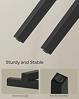 Vista 9 de SONGMICS Taburete ajustable de madera para piano con almacenamiento de partituras negro ULPB57H